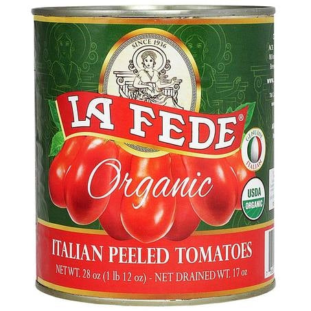 La Fede Organic Peeled Tomatoes 28oz.