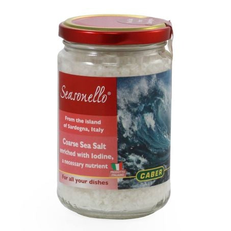 Seasonello Iodized Course Sea Salt 10.58oz.