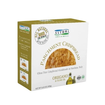 Asturi Oregano & Olive Oil Crispbread 3.53oz.