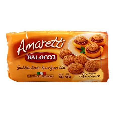 Balocco Amaretti Biscuits Italian Almond Cookies 7.05oz.