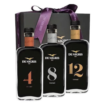 De Nigris Travasi Balsamic Vinegar Gift Set 100ml. 3pk.