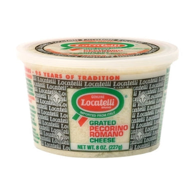 Locatelli Grated Pecorino Romano Cheese 8oz.