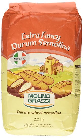 Molino Grassi Extra Fancy Durum Wheat Semolina Flour 2.2lb.