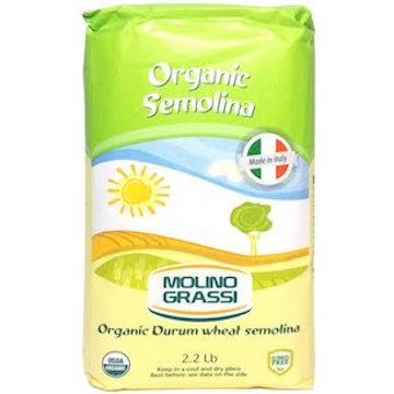 Molino Grassi Organic Durum Wheat Semolina Flour 2.2lb.
