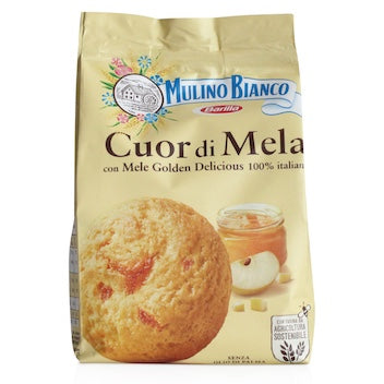 Mulino Bianco Cuor Di Mela – Italian Apple-Filled Cookies 8.82oz.