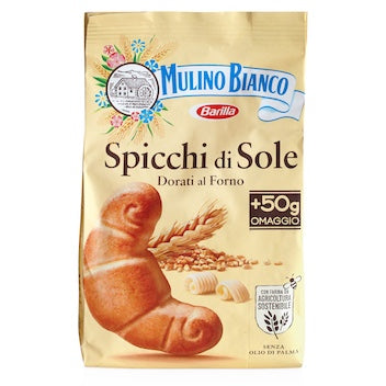 Mulino Bianco Spicchi Di Sole Cookies – Italian Lemon Shortbread Biscuits 14.1oz.