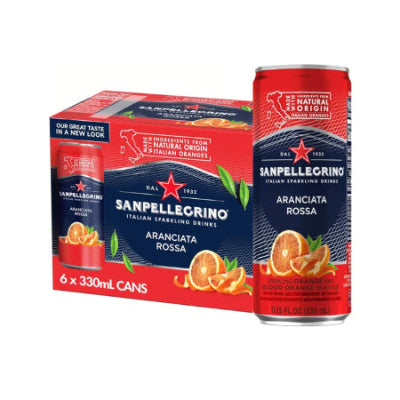 Sanpellegrino Sparkling Aranciata Rosa 11.15oz. 6pk