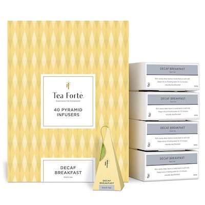 Tea Forte Decaffeinated English Breakfast Tea 40ct.