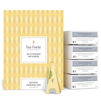 Tea Forté Estate Darjeeling Organic Black Tea 40ct.