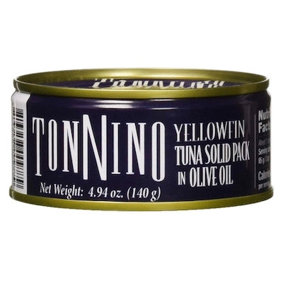 Tonnino Yellowfin Tuna in Olive Oil 4.9oz.