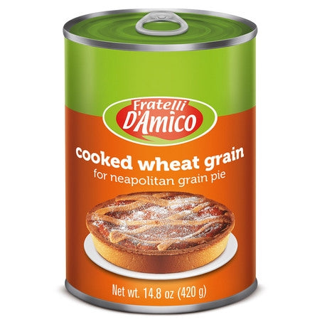 Fratelli D'Amico Cooked Wheat Grain 14oz.