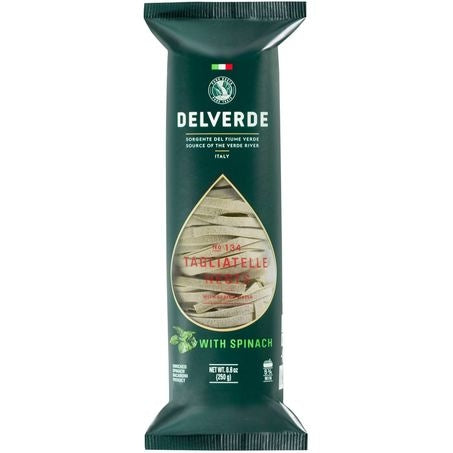 Delverde Spinach Tagliatelle Nests 8.8oz.