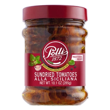 Polli Italian antipasti jars with pesto, artichokes, and pickled vegetables