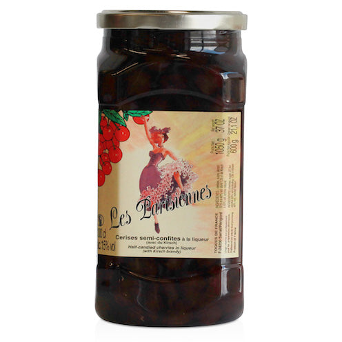 Toques de France Griotte Cherries in syrup – authentic French sour cherries for baking and cocktails
