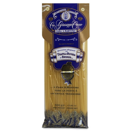 Giuseppe Cocco artisanal Italian pasta in traditional packaging