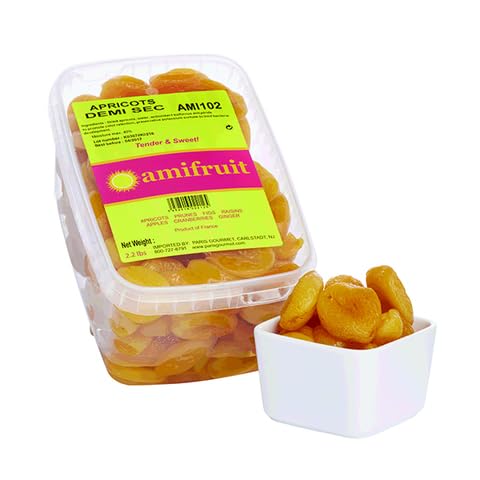 Amifruit Demi-Sec Whole Apricots 2.2lbs