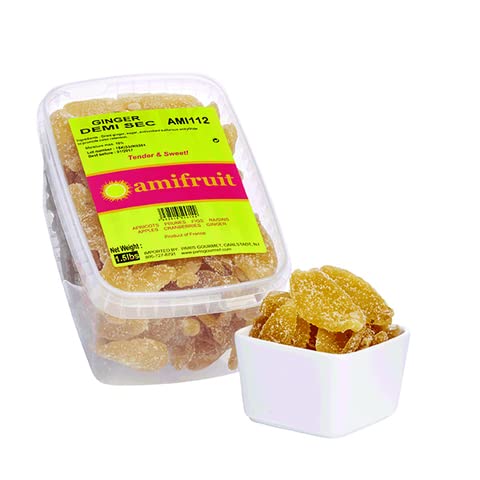 Amifruit Crystallized Ginger Slices 1.5lb.