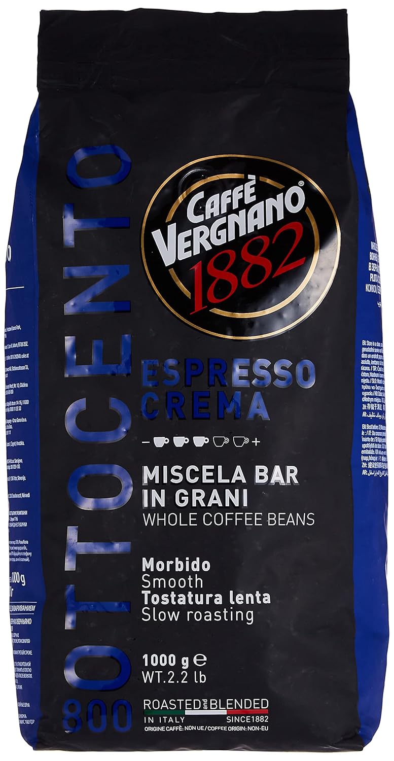 Caffe Vergnano Espresso Crema 800 Blend Whole Bean
