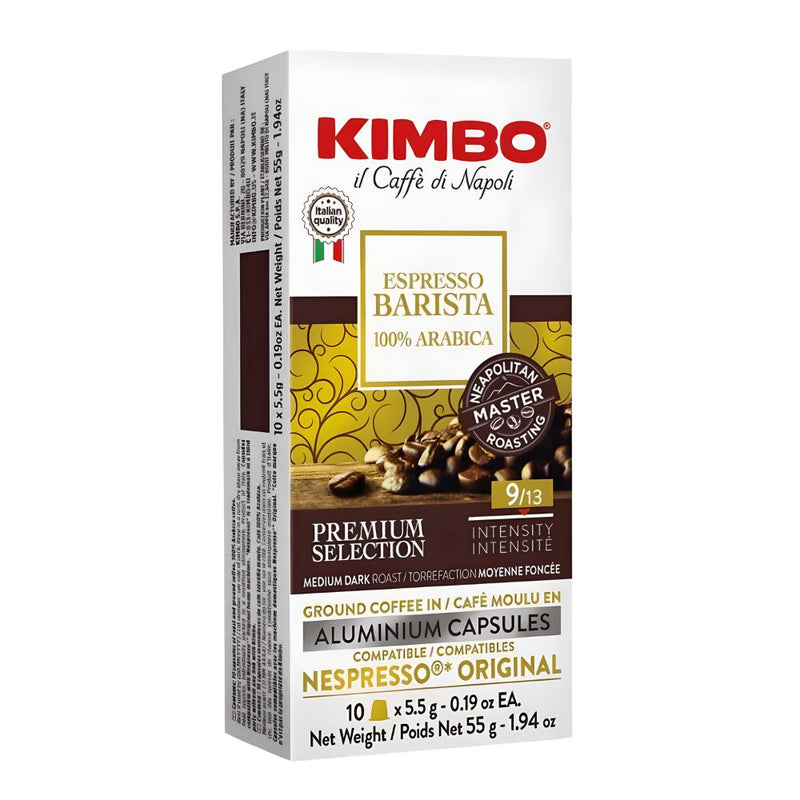Kimbo Nespresso Barista 9/13 Intensity - 10 capsules