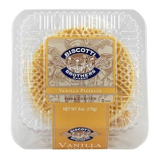 Biscotti Brothers Vanilla Pizzelle Cookies