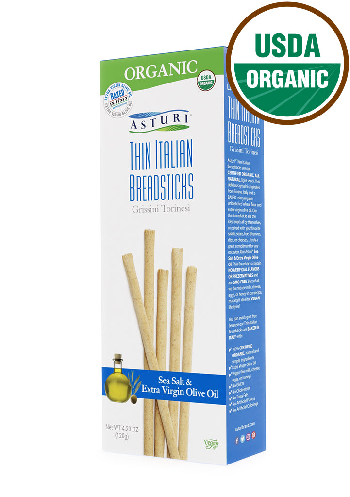 Asturi Sea Salt And Exra Virgin Olive Oil Breadsticks