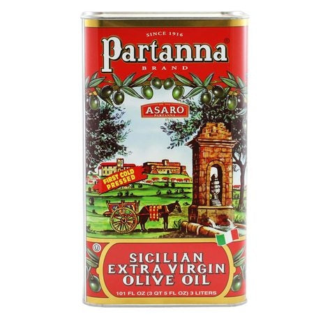 Partanna Extra Virgin Olive Oil 3L.