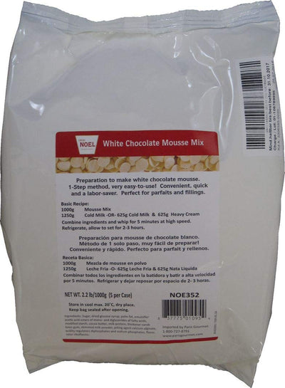 Cacao Noel White Chocolate Mousse Mix 2.2lb