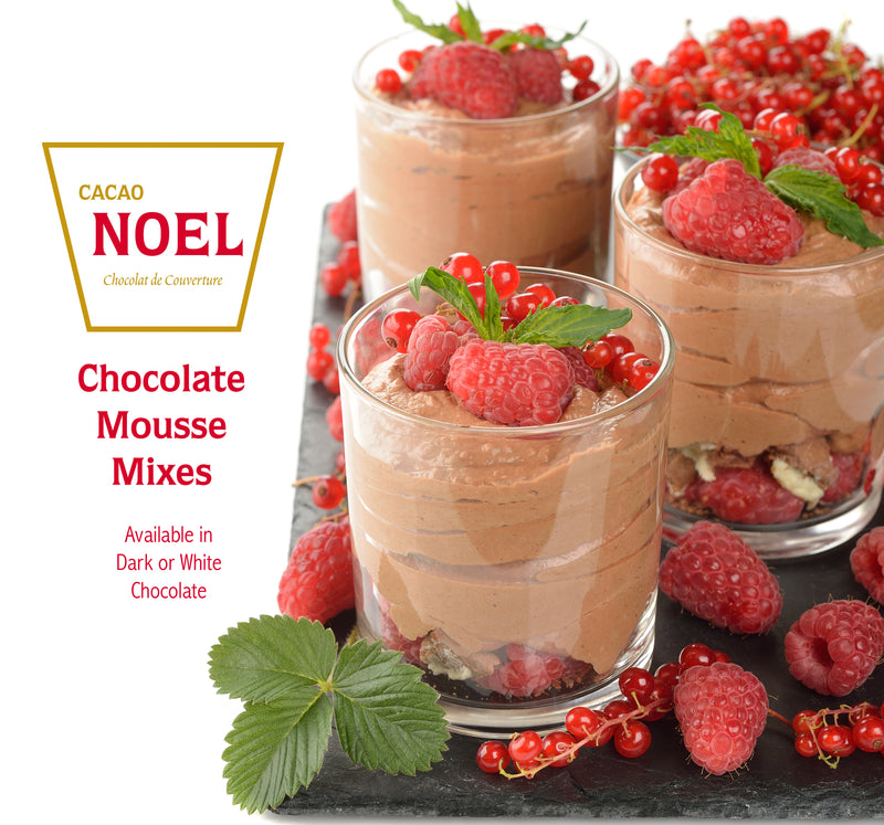 Cacao Noel Dark Chocolate Mousse Mix 2.2lbs.
