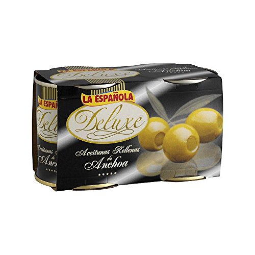 Deluxe Olives Stuffed with Anchovies 2pk.