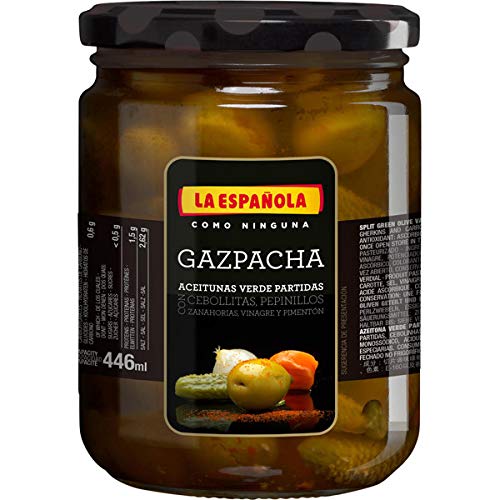 Aceituna verde partida "Gazpacha" 